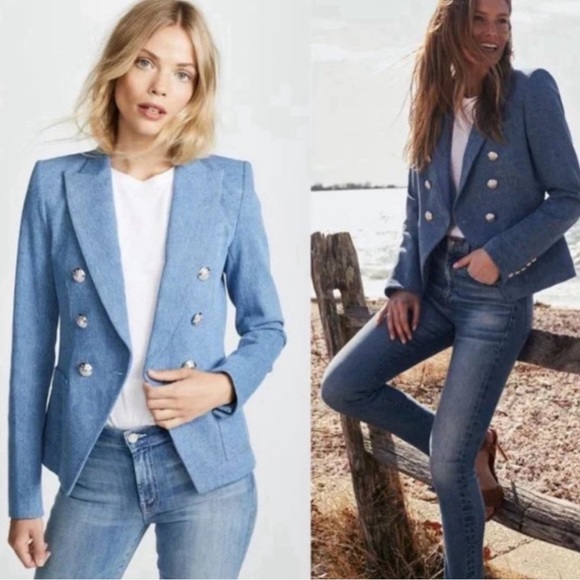 Veronica Beard Jackets & Blazers - Veronica Beard Miller Denim Dickie jacket
